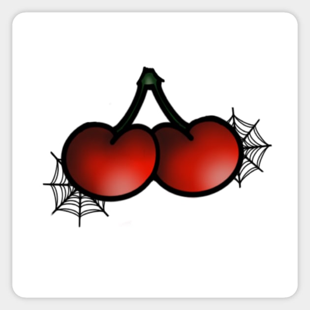 cherries Sticker by lizajambalaya